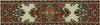 Oriental dollhouse stair runner