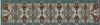 Oriental dollhouse stair runner